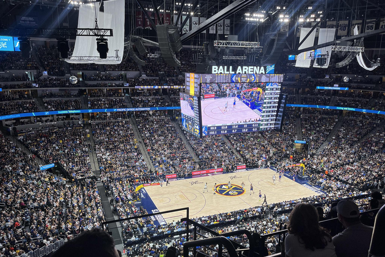 Denver: Denver Nuggets NBA Game Ticket at Ball Arena Lower Sideline