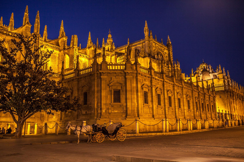 Séville : Visite guidée de la cathédrale et de la tour Giralda avec billetsVisite en espagnol