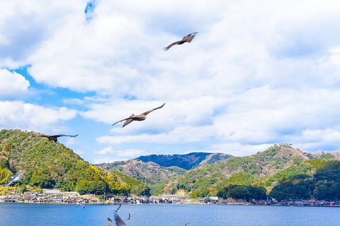 Depuis Osaka : Excursion d'une journée sur la côte de Kyoto, à Amanohashidate et dans la baie d'IneDepuis la sortie 2 de Nipponbashi à 8h30