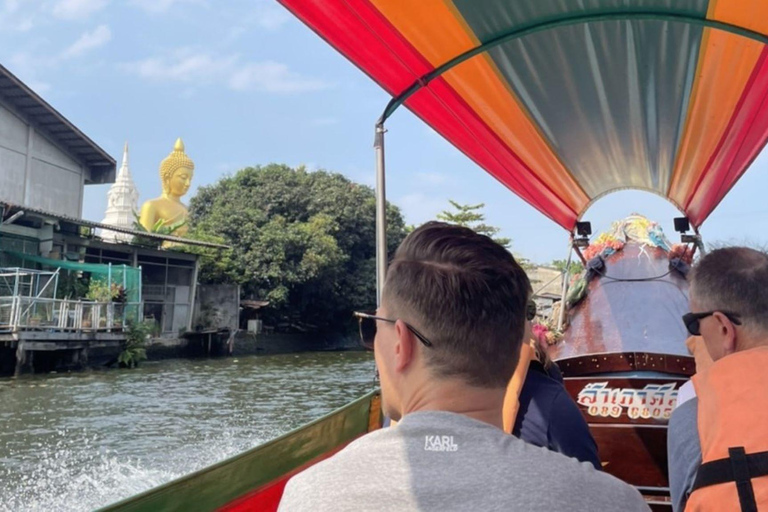 Bangkok : Private Canals Tour & 2 Temple with Hotel Pick Up Bangkok : Private Canals Tour & 2 Temple With Hotel Pick Up
