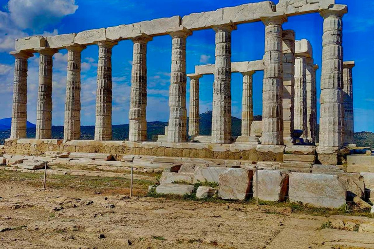 Cape Sounio: Private Sunset Tour to Temple of Poseidon