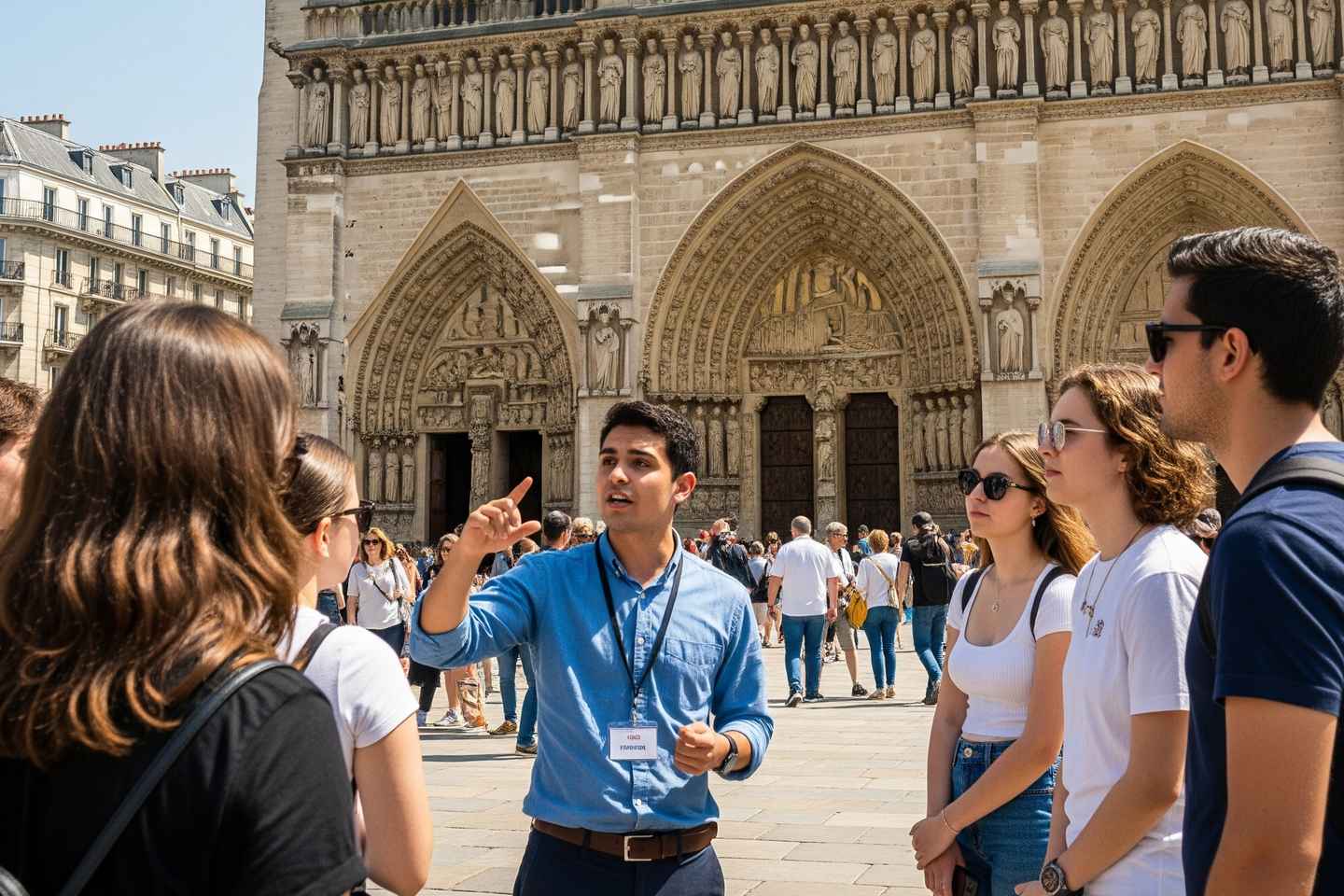 Notre Dame Exterior or Interior Guided Tour - All Inclusive