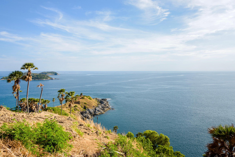 Excursão de meio dia ao miradouro de Phuket, ao Grande Buda e ao Wat Chalong