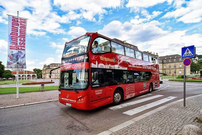 Stuttgart: pase para el autobús turístico de 24 hRuta azul y verde