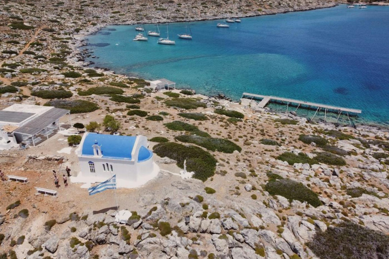 Heraklion Luxury Catamaran Dia Isla -Gourmet Lunch Top RatedPrincipal - Matin ou coucher de soleil