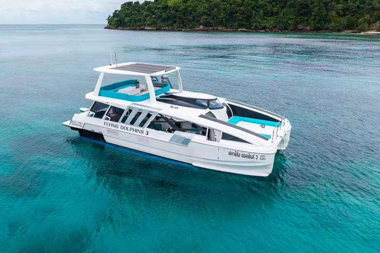 Phuket: Premium Speed Catamaran Tour to PhiPhi Maya Maiton Phuket: Premium Catamaran Tour to Phi Phi & Coral Island