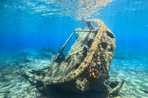 Ilha Proti: Passeio de barco para fazeres snorkeling