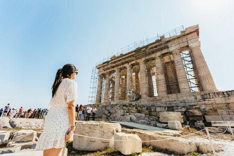 Atenas: Ingresso para a Acrópole com guia opcional de áudio ou ao vivoIngresso com guia de áudio da Acrópole