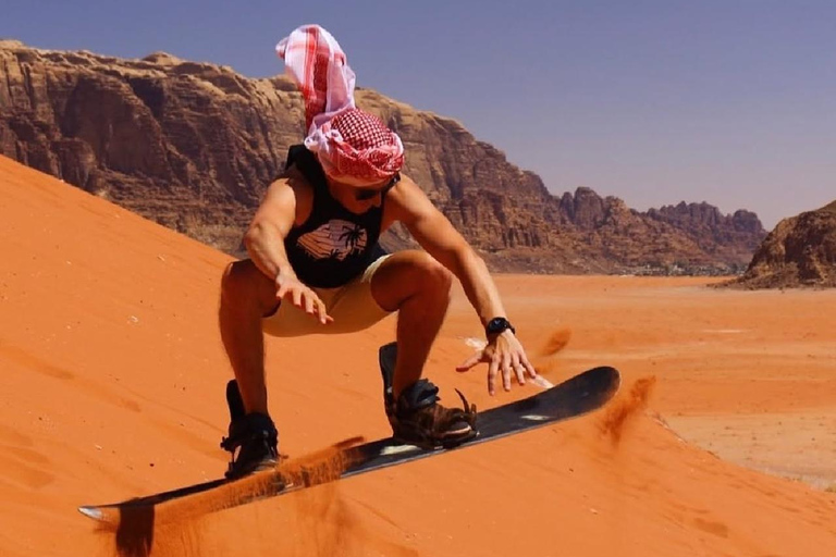 Wadi Rum: 2-Day Jeep Tour, Hiking, and Camping Tour Hot Balloon Tour
