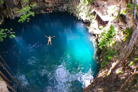 Uxmal och fantastiska cenotes guidad tur med lunch från Mérida