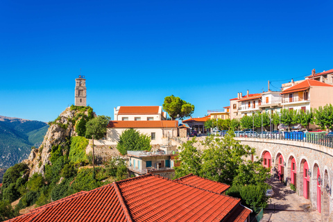 Von Athen aus: Tagestour zum Apollo-Tempel und Orakel von DelphiFranzösisch ohne Mittagessen