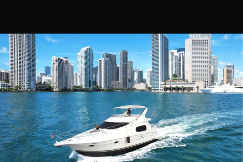 Miami: aluguer de iate privado com capitão, barco de 48 pésMiami: Aluguer de iate privado com capitão, barco de 48 pés