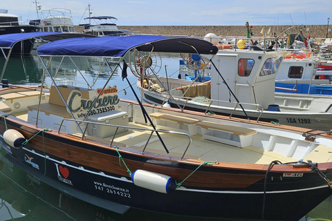 From Terracina: Circeo Caves Boat Trip with Snorkeling Alta stagione
