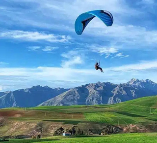 Paragliding in Maras, Peru