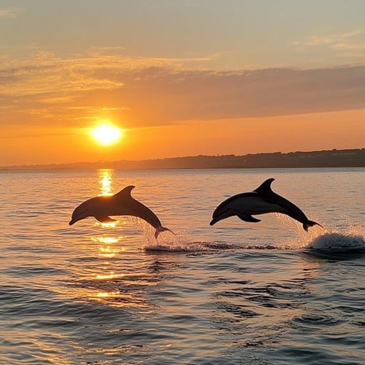 Medulin: Delfin-Tour bei Sonnenuntergang (85 % Wahrscheinlichkeit), mit Abendessen und Getränk