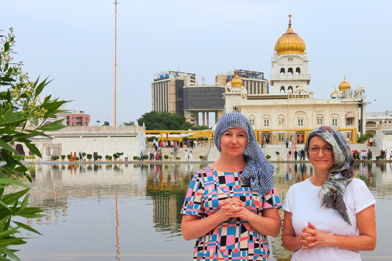 Delhi: Vieja y Nueva Delhi Tour guiado privado por la ciudadTour de un día por la ciudad de Nueva y Vieja Delhi con tickets de entrada