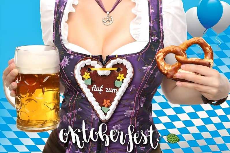 Múnich: Oktoberfest Gran Carpa de la Cerveza Reserva de mesa por la noche