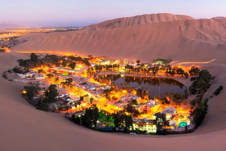 Depuis Lima : visite à la journée des îles Ballestas, Huacachina Ica