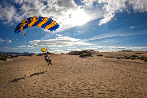 Gran Canaria : Fallskärmshoppning över Maspalomas sanddyner