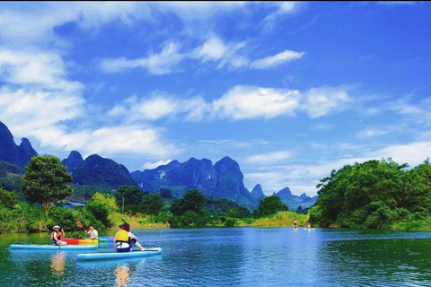 Kayaking on the Li River, Yangshuo