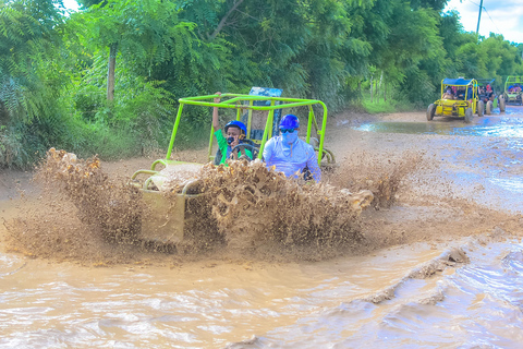 Buggy-Tour in Punta Cana: Mamajuana - Kaffee - Schwimmen in Cenote und Macao Beach