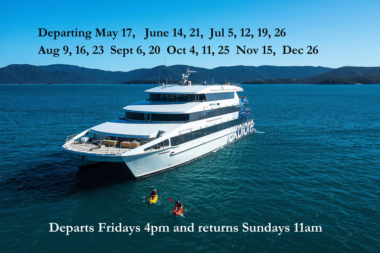 Whitsundays : 2 nuits de croisière en petit bateauDépart de la marina de la mer de Corail - simple