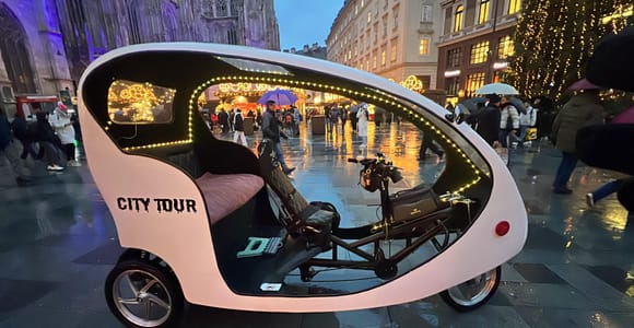 Vienna: Winter Rickshaw Tour – Hot Drinks, Blankets & a Fairytale Atmosphere