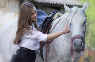 Ruhiger Reitausflug für Anfänger in der Nähe von Prag