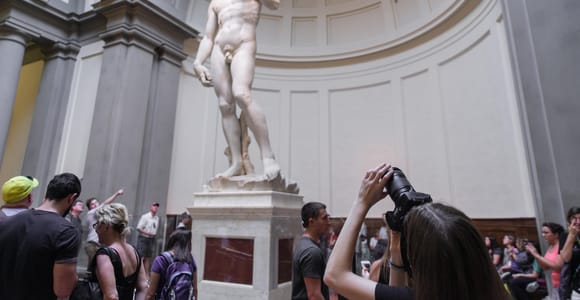 Florence Accademia & David with Walking Tour & Uffizi Option