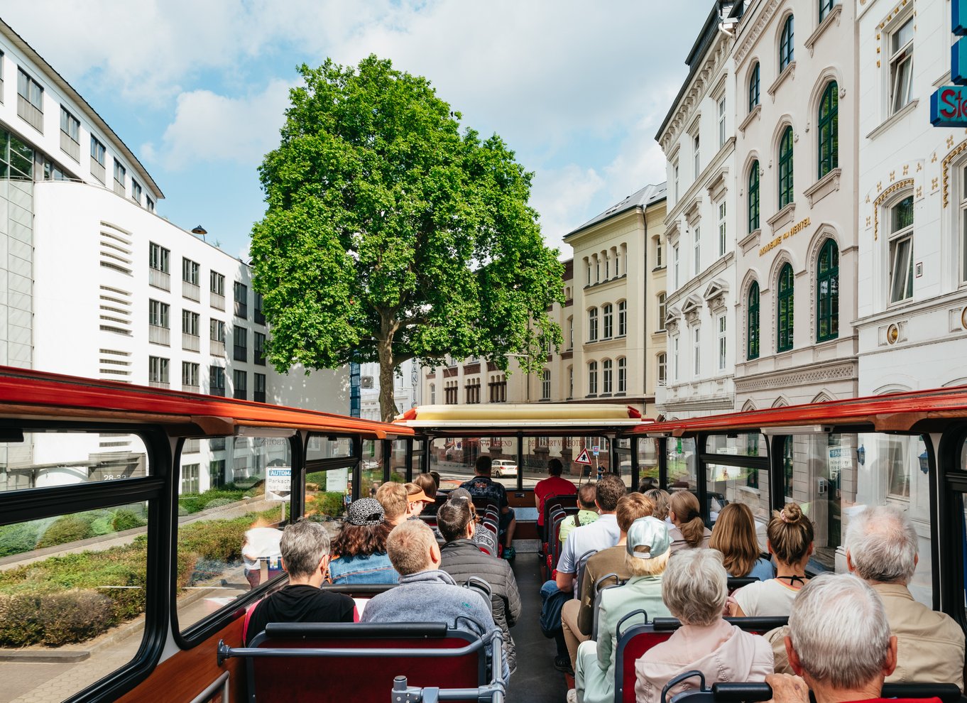 Hamborg: Line A Hop på-/hop af-tur med sightseeing