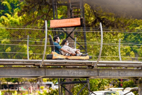 Chiang Mai : Pongyang Jungle Coaster & ZiplineForfait Diamant avec transfert