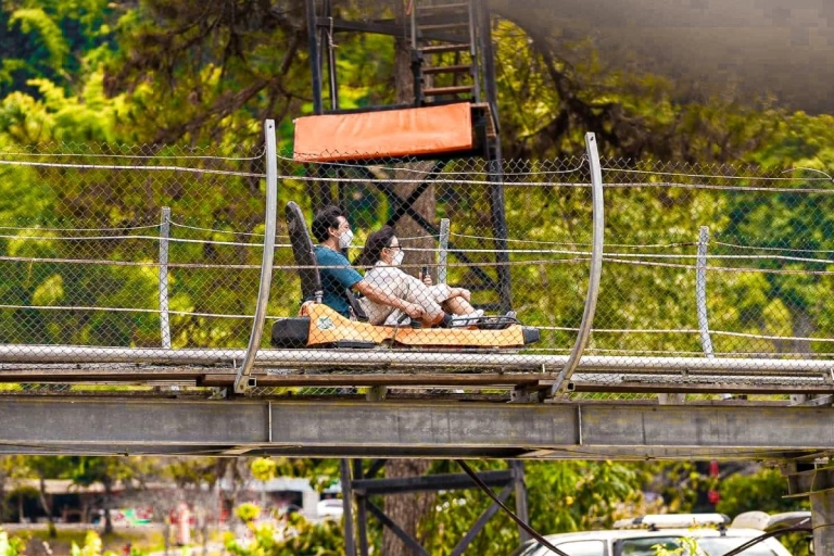 Chiang Mai: Pongyang Jungle Coaster & ZiplinePakket Diamond met transfer