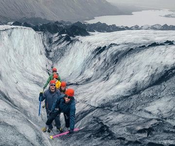 Vik: Guided Glacier Hike on Sólheimajökull