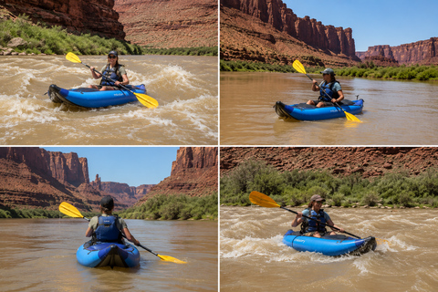 Moab: Inflatable Kayak Adventure~Fisher Towers/Castle Valley