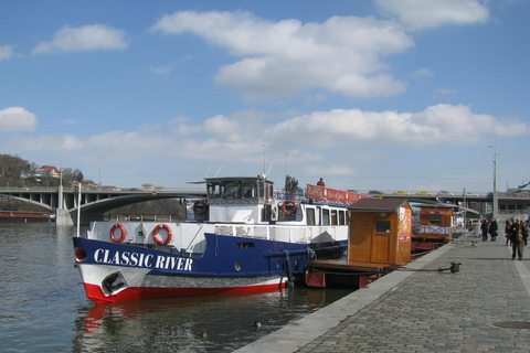 布拉格：含酒店接送的晚餐游船之旅