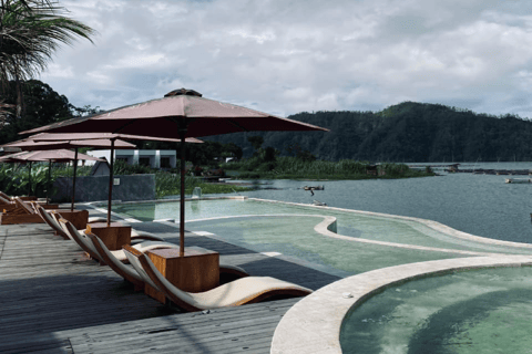 All in one, lake batur boat tour and mount batur activities Private, batur sunrise trekking with hot spring