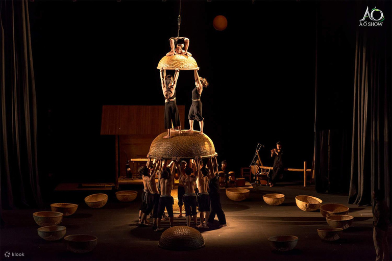 Ho Chi Minh City: AO Show Ticket & Panoramic Night Bus Tour Self-Guided Optional Without Pick-up, Drop-off