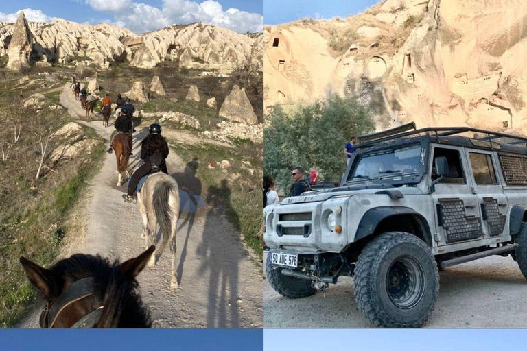 Cappadocia: Scenic Jeep Ride and Horseback Adventure Combo