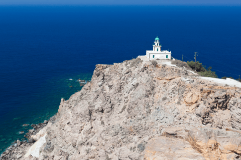 Santorini: Wycieczka z przewodnikiem o zachodzie słońca z odbiorem z hotelu