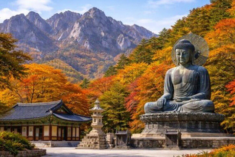 South Korea: 5-Day Private Tour of Palaces, Islands, Beaches Mt Seoraksan private tour & Sokcho beaches & Temples