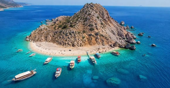 Antalya,Kemer: Suluada Island Boat Trip with Lunch,Swimming