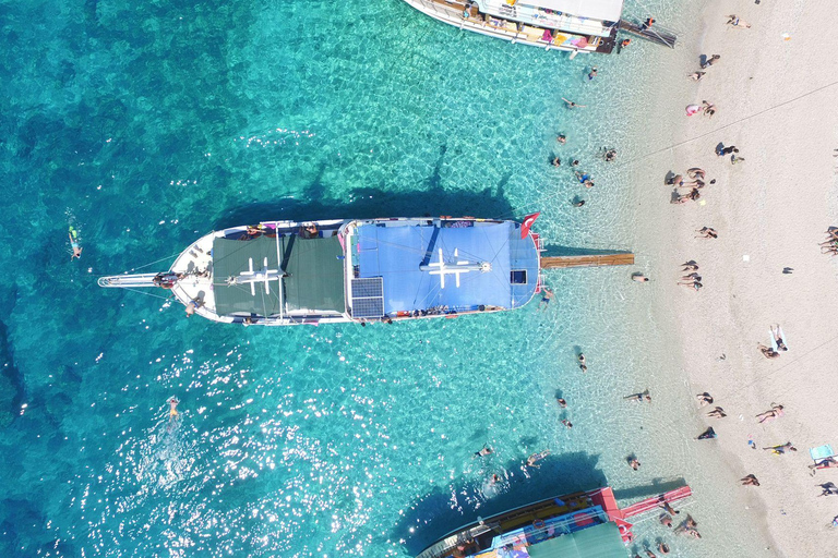 Antalya&amp;Kemer: Tour in barca di Suluada, Baia di Adrasan, Spiaggia delle MaldiveTrasferimento da Alanya