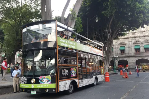 Visite touristique de Puebla en tramway à impériale