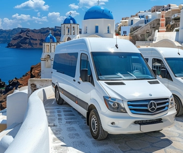 Santorini: Transfer do porto para os hotéis e aeroporto