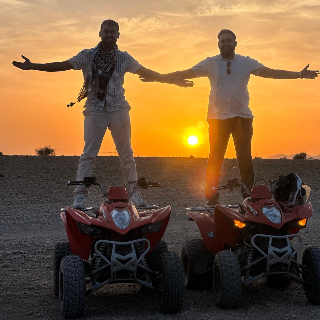 Marrakech : aventure en quad dans les dunes du désert des palmiers - quad
