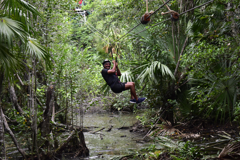 ATV Tour from Tulum or Riviera with Rappel, Cenote & Zipline *"Mystic Maya Adventure: Rappel, Cenote, Zipline & ATV"*