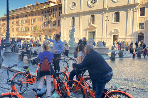 Roma: tour guiado en bici o bici eléctrica con guía localOpción de bicicleta