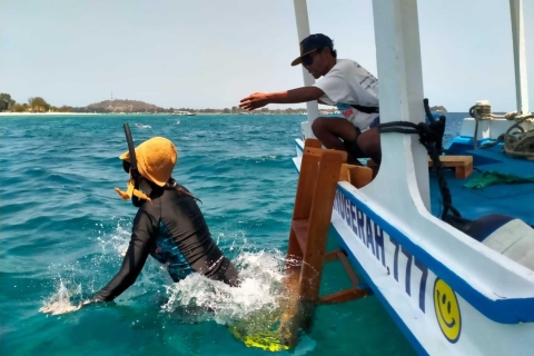 Eendaagse reis 3 Gili-eilanden inclusief snorkelenSnorkelen begint vanuit West- en Noord-Lombok