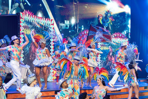 Rio de Janeiro : Dîner-spectacle Roxy avec prise en charge à l&#039;hôtel