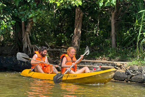 Hikkaduwa: Rathgama Lagoon Kayaking and Fish Therapy Tour